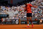 Novak Djokovic er uden problemer videre til kvartfinalerne ved French Open. Foto: Clodagh Kilcoyne/Reuters/Ritzau Scanpix