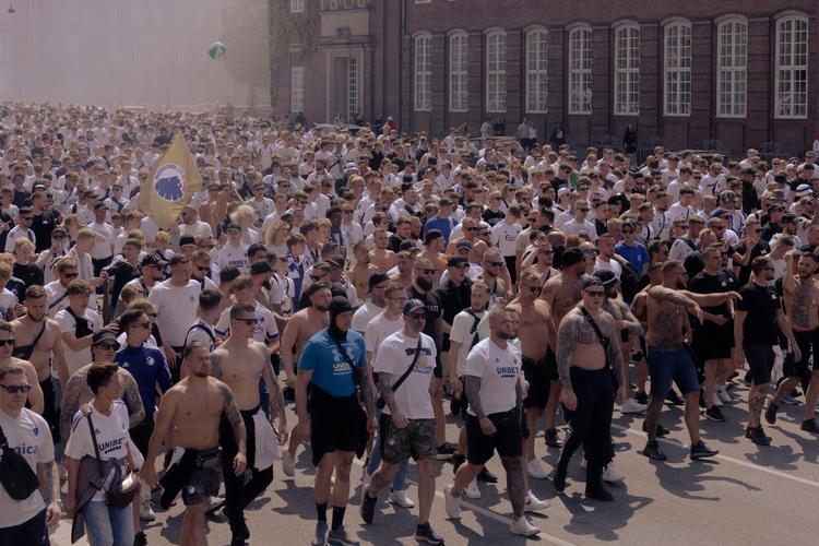     FCK gik guldmarch søndag for at fejre mesterskabet   Foto: Hannah Aurora Almstrup