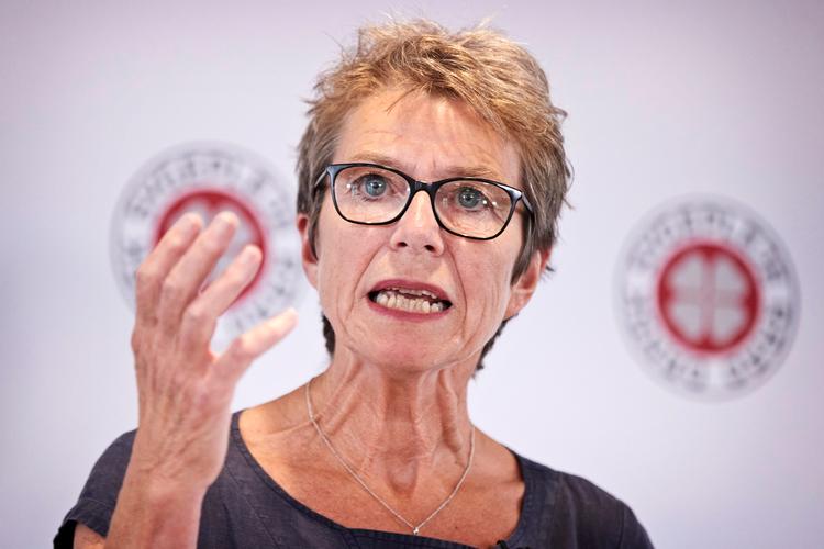 Formanden for Dansk Sygeplejeråd  Grete Christensen kalder lønnen afgørende, hvis man skal holde fast i sygeplejerskerne på de offentlige sygehuse. Foto: Jens Dresling
