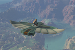 De mange nye byggeklodser, som for eksempel denne glider, kan modificeres på et hav af måder. Foto: Nintendo