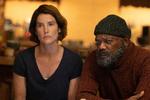 I Disney+'s nye 'Secret Invasion' er Samuel L. Jackson som superspionen Nick Fury vendt tilbage fra det ydre rum for at redde menneskeheden. Her ses Jackson sammen med Cobie Smulders, der spiller agenten Maria Hill. Foto: /Disney+