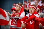 Danmark vandt over Nordirland, men mindede i langt højere grad om holdet fra kampene mod Australien og Kasakhstan end EM-holdet i 2021. Foto: Jens Dresling