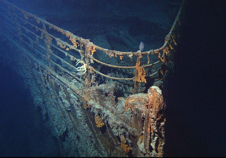 En britisk milliardær og en pakistansk far og søn er bekræftet som værende om bord på den ubåd, der er forsvundet under et dyk ned til vraget af 'Titanic'. Foto: Courtesy of Noaa/institute for Exploration/university of Rhode Island (noaa/ife/uri)