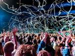Tinderbox afholdes fra torsdag til lørdag i den fynske hovedstad. På plakaten for torsdag er foruden The Minds of 99 navne som Tobias Rahim, Lukas Graham og Christopher. Foto: Per Lange/Per Lange