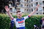 Kasper Asgreen fejrer sin DM-titel. Ingen kunne røre mesteren fra 2019, 2020 og 2021. Foto: Bo Amstrup/Ritzau Scanpix