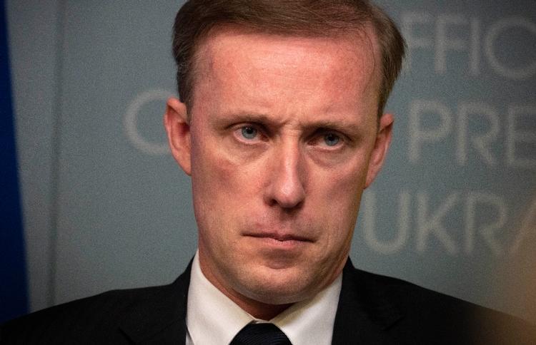 Jake Sullivan, USA's nationale sikkerhedsrådgiver, ved en pressekonference i Ukraines hovedstad, Kyiv, i november 2022. Foto: Efrem Lukatsky/Ritzau Scanpix