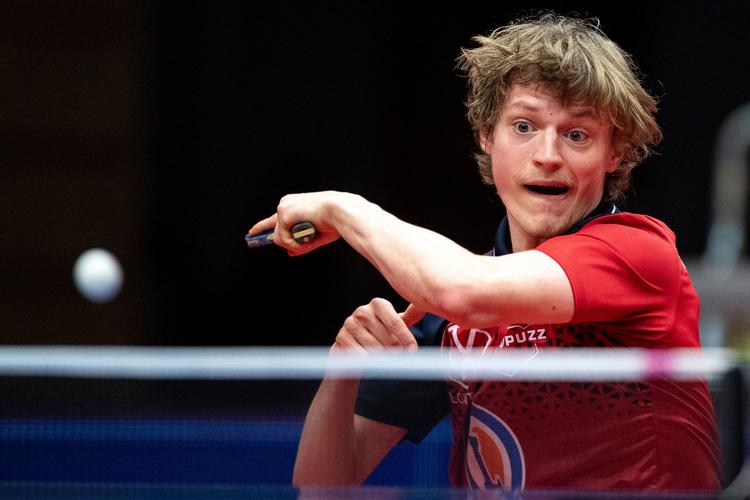 Bordtennisspiller Anders Lind. Arkivfoto. Foto: Marius Becker/Ritzau Scanpix