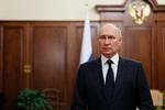 Det var en svækket Putin, der mandag aften forsøgte at samle nationen efter Wagner-gruppens oprør i weekenden. Foto: Gavriil Grigorov/Ritzau Scanpix