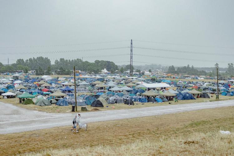 Voldtægten er ifølge anmeldelsen sket i et telt på campingområdet. Foto: Christian Falck Wolff