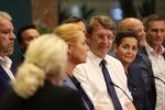 Med i aftalen er SF, Danmarksdemokraterne, Liberal Alliance, De Konservative, Radikale Venstre, Dansk Folkeparti og Nye Borgerlige. Foto: Finn Frandsen
