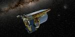 Denne tegning viser, hvordan rumteleskopet vil se ud, når den når ud i rummet.  Foto: European Space Agency/Ritzau Scanpix