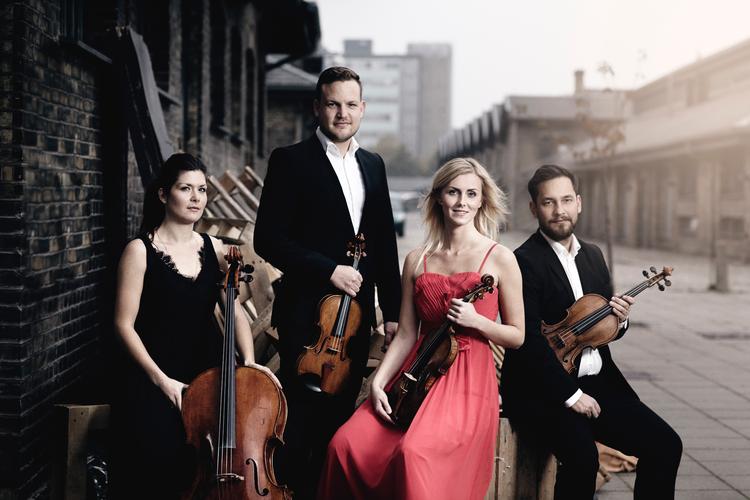Den dansk baserede Nordic String Quartet spiller Heises strygekvartetter op på europæisk niveau. Foto: Pr-foto