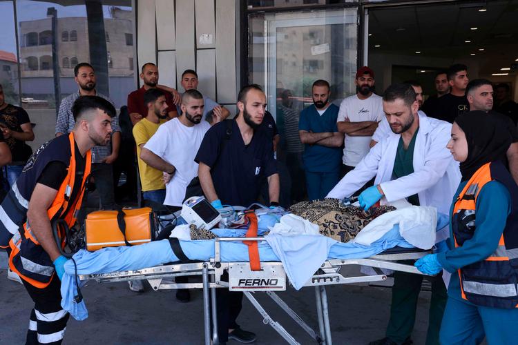 Siden konfliktens begyndelse er mindst 12 blevet dræbt i den palæstinensiske by Jenin, hvor israelske styrker natten til mandag rykkede ind i en flygtningelejr. Foto: Ronaldo Schemidt/Ritzau Scanpix