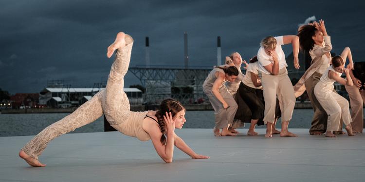 Den ukrainske danser Yekateryna Bysheva gav sit eget livsbekræftende bud på krigens tilstand i 'Mit Stille Hjem'.   Foto: Raphael Frisenvænge Solholm
