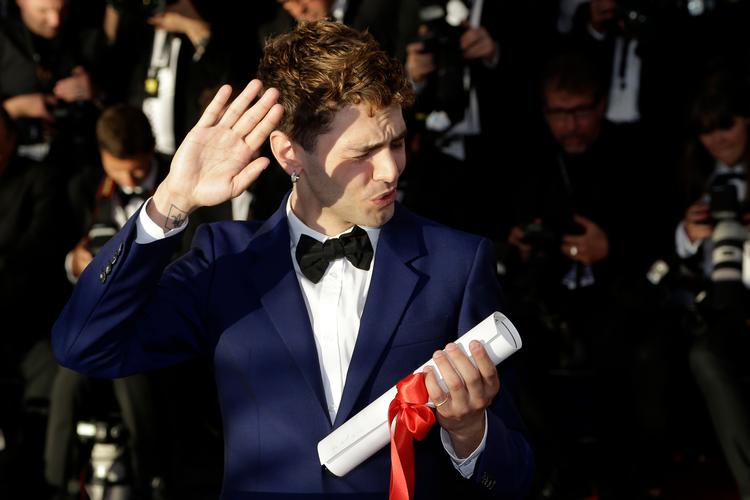 Xavier Dolan var i en alder af 25 årets mand i Cannes, da han præsenterede sin film 'Mommy' i 2014. Nu magter han det ikke mere. Foto: Thibault Camus/Ritzau Scanpix