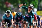  Jasper Philipsen kørte fra Mark Cavendish på de sidste meter.  Foto: Marco Bertorello/Ritzau Scanpix