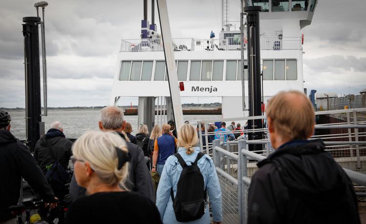 Fejlen betyder, at færgeselskabet ikke kan fjernstyre rampen som normalt. Foto: Anders Brohus
