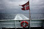 Tirsdag eftermiddag udvikler en brand på færgen Ellen, som ligger ved Søby på Ærø, røg, som kan være giftig. Foto: Martin Lehmann