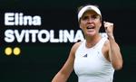 Elina Svitolina kom med i Wimbledon på et wildcard, og hun er nu nået frem til semifinalen - en tangering af hendes bedste resultat i turneringen. Foto: Toby Melville/Ritzau Scanpix