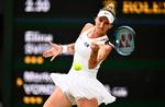 Verdens nummer 42, Marketa Vondrousova, er for anden gang i karrieren kvalificeret til en grand slam-finale. Hun vandt i to sæt over ukrainske Elina Svitolina. Foto: Sebastien Bozon/Ritzau Scanpix