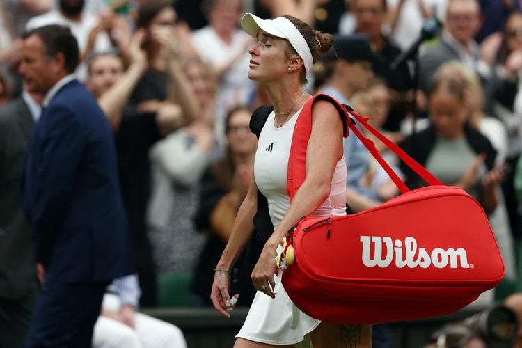 Elina Svitolina har trods nederlag i semifinalen spillet en flot turnering og kan se frem til et stort hop op på ranglisten. Foto: Adrian Dennis/Ritzau Scanpix