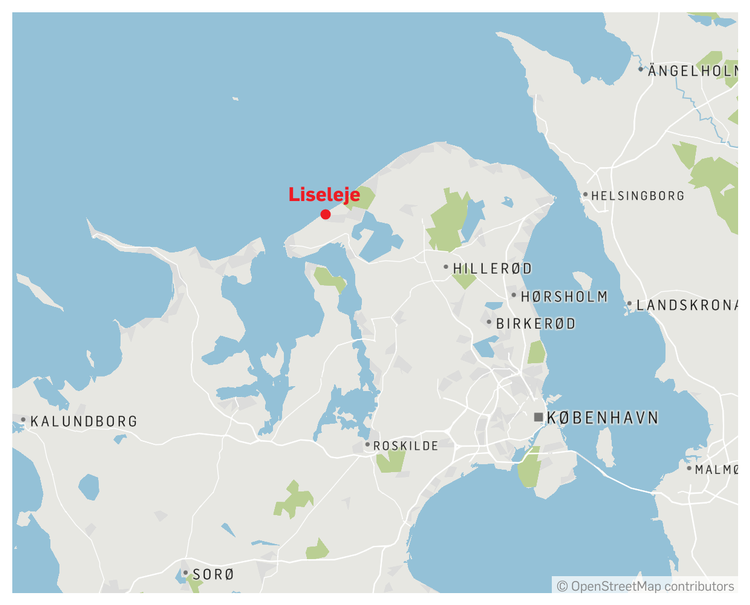 En 84-årig mand fra Norge er omkommet i forbindelse med badning ved Liseleje Strand. 