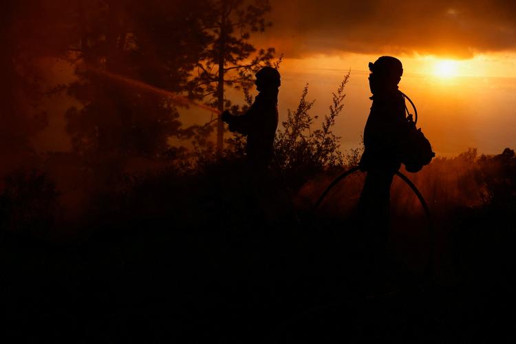 Skovbrænde breder sig som et af mange tegn på at kloden har nået grænsen for hvad den kan klare. Vi må skifte kurs.  Foto: borja suarez/Ritzau Scanpix
