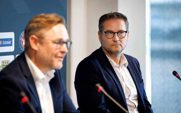 FC Midtjylland præsenterede sin nye cheftræner Thomas Thomasberg på et pressemøde på MCH Arena i Herning i marts i år. Arkivfoto: Anders Brohus