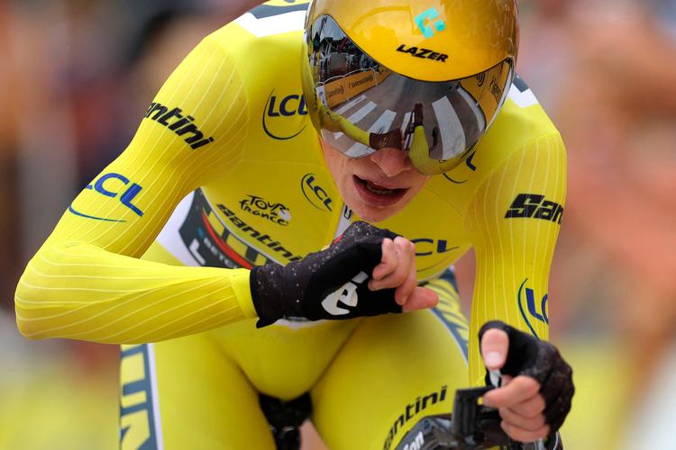Jonas Vingegaard leverede en knusende og utrolig magtdemonstration på Tour de Frances eneste enkeltstart. Foto: Thomas Samson/Ritzau Scanpix