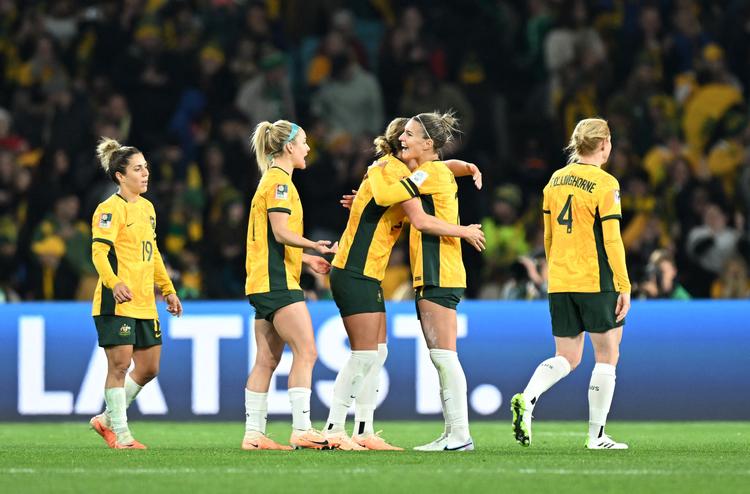 Australien fik en kneben sejr over Irland på 1-0. Foto: Jaimi Joy/Ritzau Scanpix