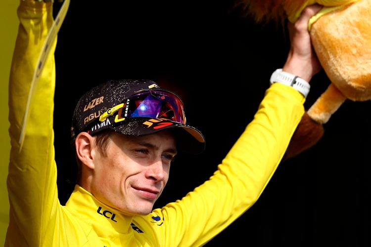 Jonas Vingegaard stod for det store pres ved at være forsvarende Tour de France-vinder og viste sig stærkere end nogensinde før.  Foto: Anne-christine Poujoulat/Ritzau Scanpix