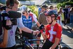 Cecilie Uttrup Ludwig har vundet flere mesterskaber som professionel cykelrytter. I første etape af kvindernes Tour de France søndag kom hun ind som nummer 8. Billedet er fra august 2022. Arkivfoto: Thomas Sjørup