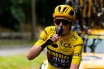 Jonas Vingegaard vandt for anden gang Tour de France, da han sikkert trillede sig i mål i Paris. Foto: Daniel Cole/Ritzau Scanpix