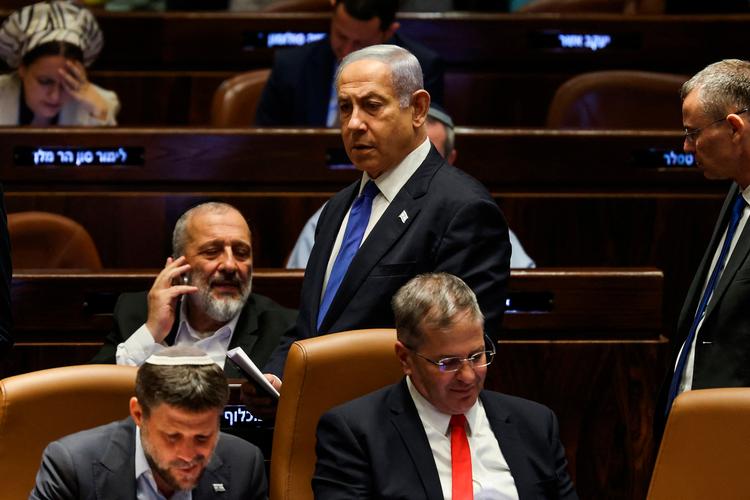 Israels premierminister, Benjamin Netanyahu, vil gennemføre en domstolsreform, som har fået kritik for i høj grad at begrænse den israelske højesterets mulighed for at fungere som modvægt til politikerne. Foto: Ronaldo Schemidt/Ritzau Scanpix