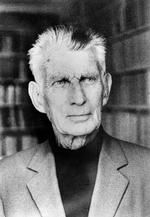 Både Samuel Beckett (billedet) og Marcel Proust har humor. Beckett griner ondt og ædende, Proust griner stort og favnende. Arkivfoto Louis Monier