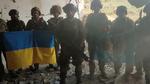 I en video fortæller ukrainske soldater, at de har befriet landsbyen Staromaiorske i Donetsk-regionen Foto: Telegram/v_zelenskiy_official/Ritzau Scanpix