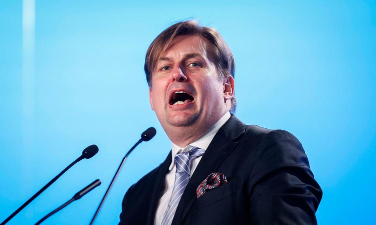 Maximilian Krah er netop valgt som de tyske højrepopulisters spidskandidat til Europa-Parlamentet. Foto: Ronny Hartmann/Ritzau Scanpix