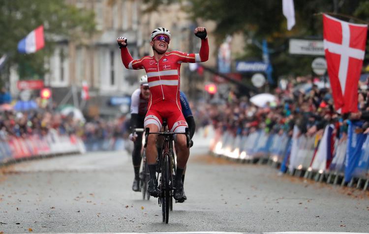 Det menneskeliggjorde de største resultater og inspirerede andre danskere, da Mads Pedersen i 2019 vandt VM ud af det blå. Foto: Manu Fernandez/Ritzau Scanpix