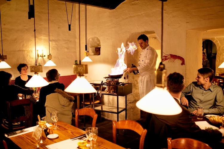 Restaurant Bøf &amp; Ost fotograferet i 2012. Foto: Miriam Dalsgaard