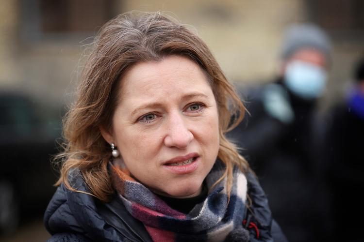 Tirsdag morgen vågnede overborgmester Sophie Hæstorp Andersen (S) op til »et modigt signal« fra beboerne på Christiania, som hun kalder blokaden af Pusher Street.  Foto: Jens Dresling