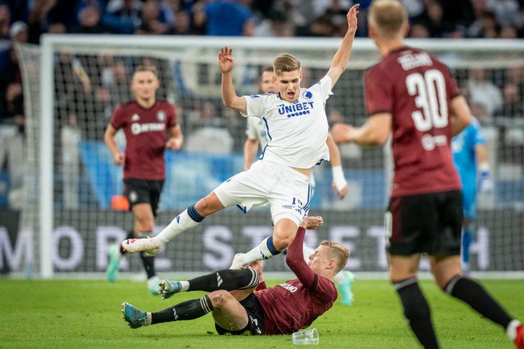 FC Københavns Elias Jelert under Champions League kvalifikationkampen i tredje runde mellem FC København og Sparta Prag i Parken. Foto: Mads Claus Rasmussen/Ritzau Scanpix
