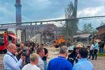 En fabrik uden for Moskva er blevet evakueret, efter en eksplosion onsdag havde såret 45 personer. Foto: Handout/Ritzau Scanpix