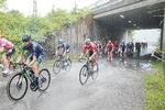 Første etape i PostNord Danmark Rundt 2023 var præget af det omskiftelige vejr med en del regn undervejs. Foto: Bo Amstrup/Ritzau Scanpix