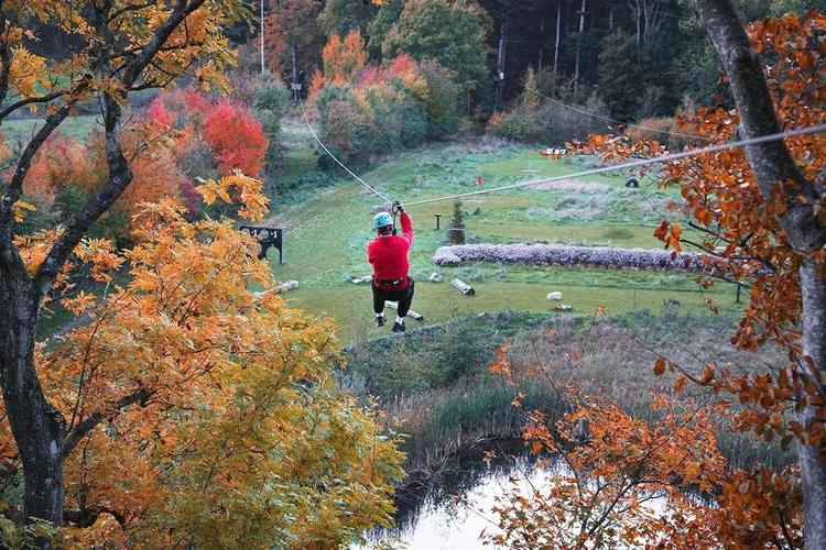 Sådan ser svævebanen ved Kragerup Gods ud.  Pr-foto Kragerup Gods