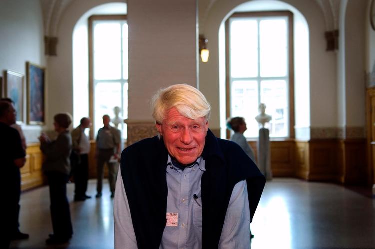    »Jeg har aldrig været særlig genial, men jeg var rimelig energisk og målbevidst. Og i en ung alder bestemte jeg mig for hurtigst muligt at blive min egen herre, når jeg så alle de tåber, man risikerede at få som chefer«, sagde Niels I. Meyer. Foto: Jens Dige/Ritzau Scanpix
