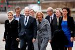 Konservative på vej til gudstjeneste før Folketingets åbning i 2019 - Katarina Ammitzbøll ses yderst til venstre.  Foto: Jens Dresling