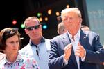 Donald Trump under et arrangement i Iowa forleden. Iowa er første stat, hvor vælgerne skal afgøre, hvem de skal have som præsidentkandidat. Foto: Stefani Reynolds/Ritzau Scanpix