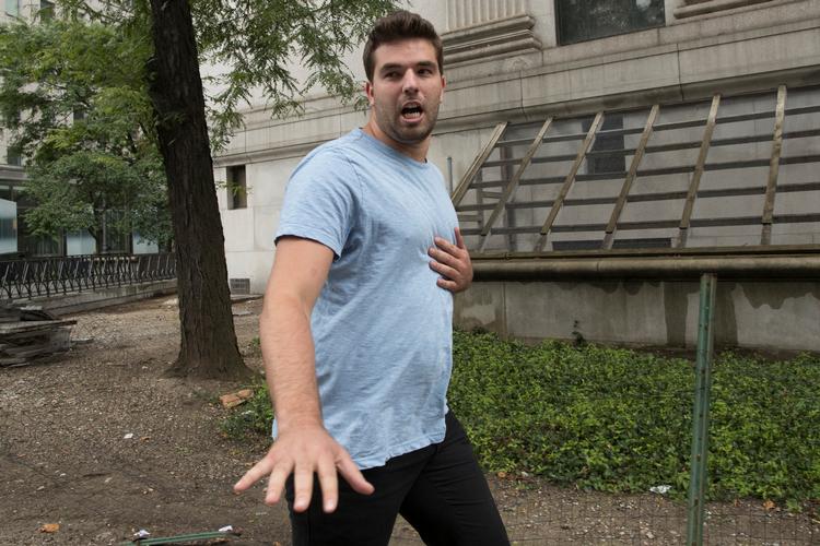 I oktober 2018 erklærede Billy McFarland sig skyldig i bedrag og blev idømt seks års fængsel. I maj 2022 blev han løsladt for derefter at side fire måneder i husarrest.  Foto: Mary Altaffer/Ritzau Scanpix
