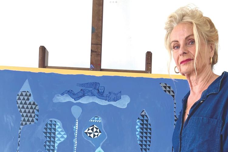 De 80 år fejrer hun med en udstilling, der hedder ’Sommer med Dostojevski’, som tager udgangspunkt i Dostojevskijs forfatterskab og liv. Privatfoto 