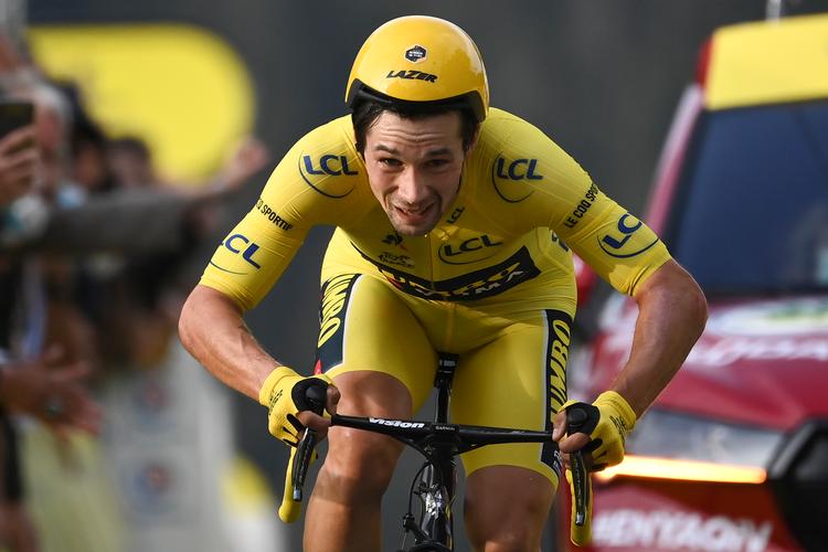 Da Primoz Roglic i 2020 led et ikonisk nederlag på næstsidste Tour de France-etape – en bjergenkeltstart til La Planche des Belles – blev han kendt som manden, der tabte sit drømmeløb i sidste øjeblik. Foto: Marco Bertorello/Ritzau Scanpix
